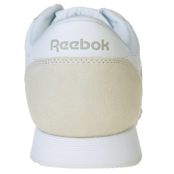 Reebok - Baskets en Velours de Cuir & Textile Classic Nylon blanc/gris clair - 04 -2493947