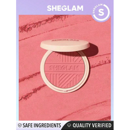 SHEGLAM Divine Flush Matte Blush-poudre Blush High & Dry Hautement Pigmentée, Ne Se Fane Pas, À Longue Durée, Légère, Naturelle, Pour Maquillage Du Visage Avec Un Effet Lumineux - 1469391