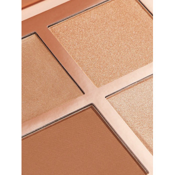 SHEGLAM Palette De Visage Professionnelle 3d - Dune 4 Couleurs Palette De Contour De Contour De Fard À Joues Longue Tenue, Haute Pigmentation Résistant À La Transpiration, Brillance Dorée Contouring Naturel Et Mat - 2318656