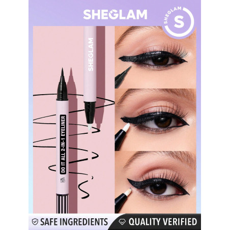 SHEGLAM Eyeliner 2 en 1 Do It All - 3680331