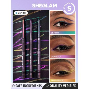 SHEGLAM Chroma Zone Doublure en gel multicolore-Zenith - 5211672