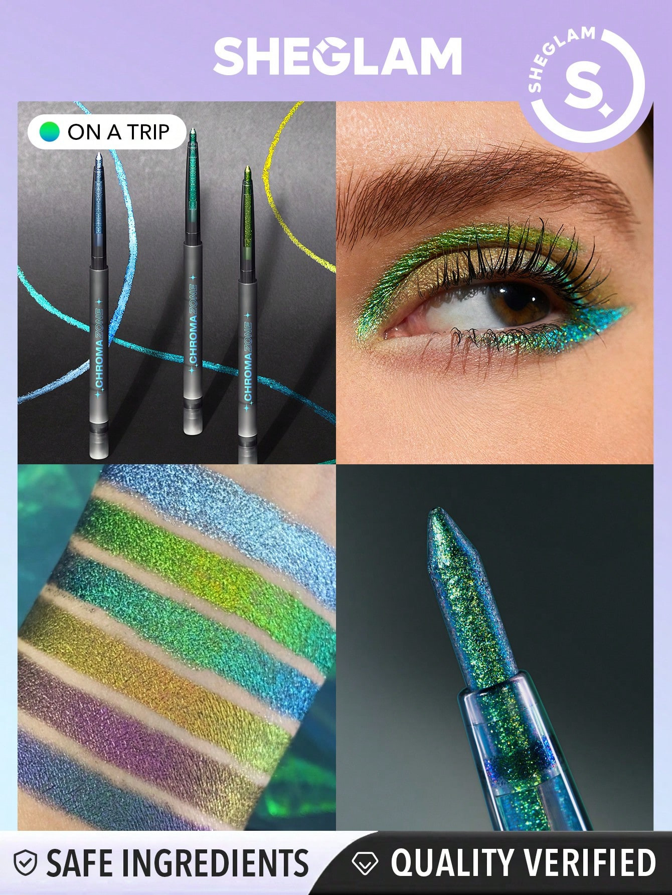 SHEGLAM Doublure en gel multichrome Chroma Zone-On a Trip - 26380666