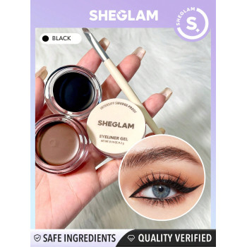 SHEGLAM Intensifier Le Gel Eye-Liner Anti-Taches-Black - 25540366