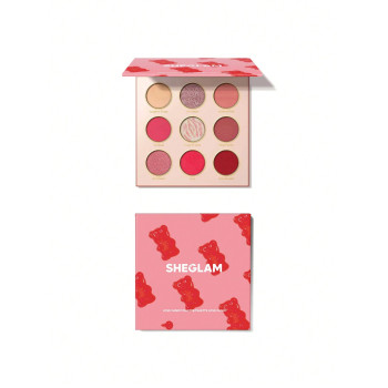 SHEGLAM Palette D'ombres À Paupières Love Candy De 9 Couleurs Avec Des Reflets Métalliques Mats Brillants Rose Brillant Et Mauve Poussiérieux. Ombre À Paupières Ultra Pigmentée, Douce Et Facile À Estomper Pour Un Look Y2k À La Mode. - 2410265