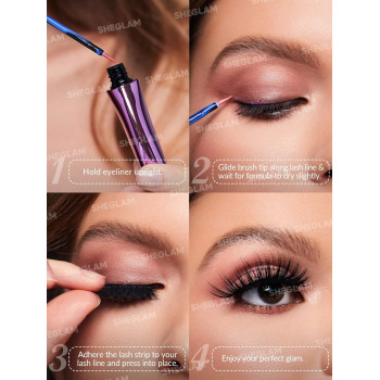 SHEGLAM All Eyes On You Cils Colle Liner-Transparent Couleur - 4877522