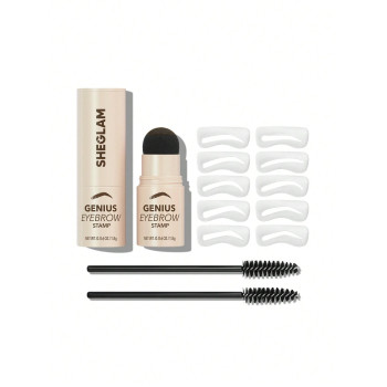 SHEGLAM Sourcils Naturel Poudre À Sourcils Facile À Utiliser un Sourcils Gainant Kit Pochoir À Sourcils Kit Œil Faire - 15395690