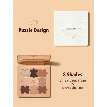 SHEGLAM Palette d'ombres à paupières Jazy Jigsaw-Hued in Nude - 22281845