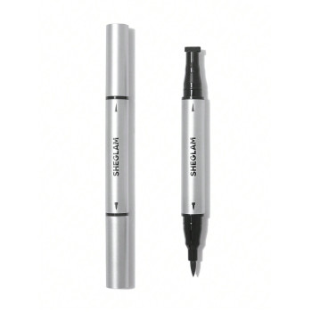 SHEGLAM Duo De Doublure Imperméable À L'aile - 2 En 1 Eyeliner Liquide Imperméable À L'aile Avec Timbre Pour Œil De Chat Et Résistant Aux Taches À Longue Durée D'ultra-fine - 1545905