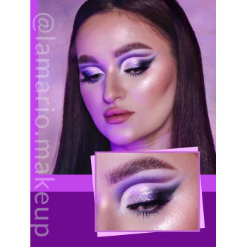 SHEGLAM Palette D'ombres À Paupières Mate Irisée Violette De 12 Couleurs De Vision Violette, Brillance Et Tenue Incroyable Sans Bavure, Texture Soyeuse Professionnelle Facile À Porter - 2268263