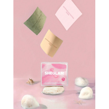 SHEGLAM Papiers Matifiants Pour Tampon Avec Tampon Et Miroir 50 Pcs-rose, Film Portable De Contrôle De L'huile, Absorbe L'excès D'huile, Convivial Pour Les Maquillages - 2865997