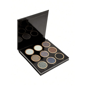 SHEGLAM Palette De Fard À Paupières Deep Feelings 9 Couleurs Métalliques Mates, Ultra Pigmentées, Douces, Lisses Et Durables Avec Une Couleur Profonde De Noir Et De Gris - 2032788