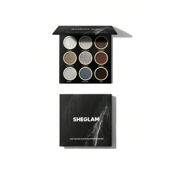 SHEGLAM Palette De Fard À Paupières Deep Feelings 9 Couleurs Métalliques Mates, Ultra Pigmentées, Douces, Lisses Et Durables Avec Une Couleur Profonde De Noir Et De Gris - 2032788