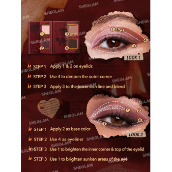 SHEGLAM Palette de couleurs Ember Rose Burning Devotion - 27919516