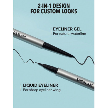 SHEGLAM Eyeliner double On-Line - Noir - 1237240