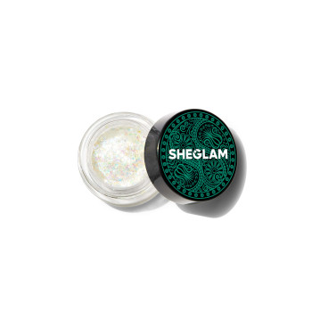 SHEGLAM Stay Wild Jelly Glitter - Gel De Fard À Paupières Scintillant Glacé Et Brillant Avec Des Paillettes En Une Étape, Haute Pigmentation, Facile À Porter, Maquillage Des Yeux Avec Des Paillettes De Galaxie Blanche - 1273699