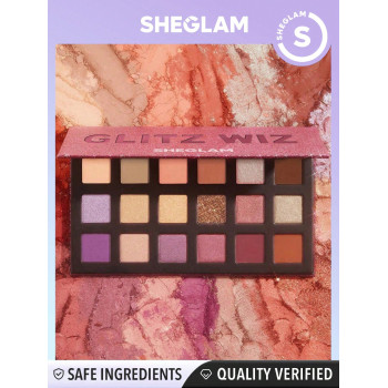 SHEGLAM Palette Glitz Wiz - Ecstasy Palette De Fard À Paupières Mat Métallisé De 28 Couleurs Nacrées, Paillettes Chatoyantes Sans Gras, Sans Bavure, Maquillage Des Yeux Professionnel - 1306513