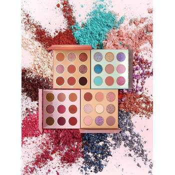 SHEGLAM Palette De Neuf Couleurs De Fard À Paupières Avec Effet De Plage, Mélange De Couleurs Métalliques Irisées Et Mattes Avec Une Pigmentation Uniforme Et Une Texture Lisse Et Estompable Pour Le Maquillage De Les Jours - 1038626