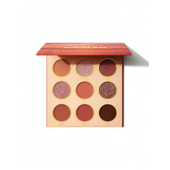 SHEGLAM Palette De Neuf Couleurs De Fard À Paupières Avec Effet De Plage, Mélange De Couleurs Métalliques Irisées Et Mattes Avec Une Pigmentation Uniforme Et Une Texture Lisse Et Estompable Pour Le Maquillage De Les Jours - 1038626