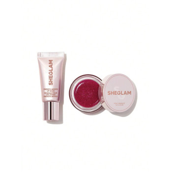 SHEGLAM Ensemble De Gommage Pour Les Lèvres Lip Service - Masque Hydratant Adoucissant Les Lèvres, Atténuant Les Fines Rides, Soin Doux Et Hydratant Pour Les Lèvres - 2170619