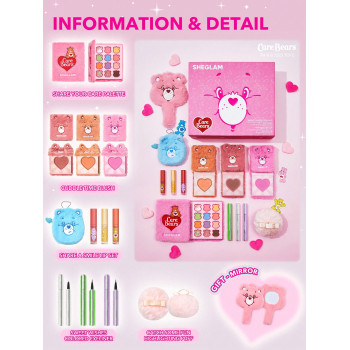 SHEGLAM Collection de Set Care Bears (Bisounours) - 24895357