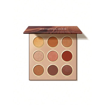 SHEGLAM Palette De Fards À Paupières Mat Et Brillant À 9 Couleurs, Naturelle Marron, Durable, Douce, Lisse, Couleur De Fard À Paupières Stylée Classique - 2032780