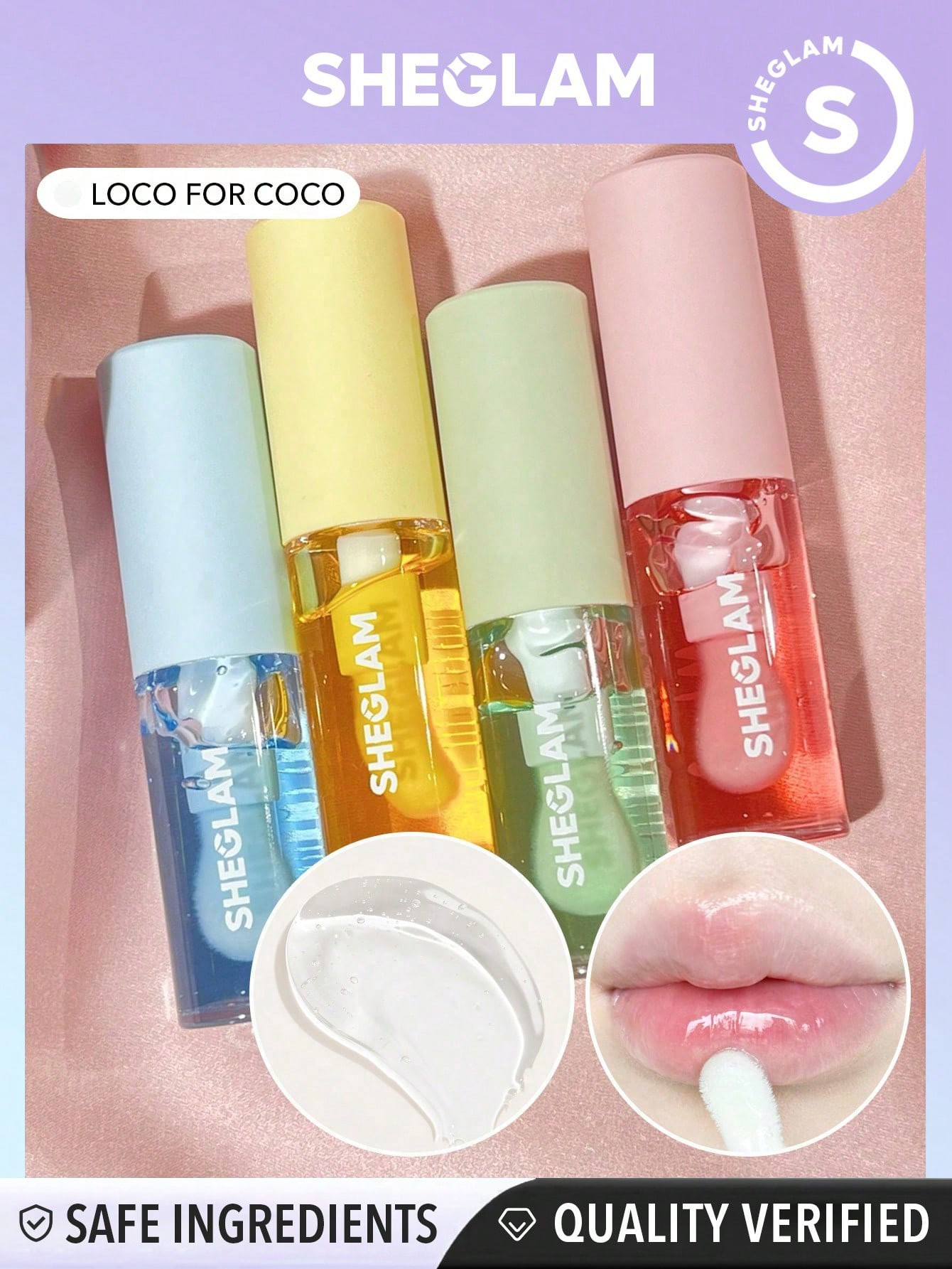 SHEGLAM Huile à lèvres Hydratinge Jelly Wow - Loco For Coco - 3219406