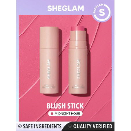 SHEGLAM Bâton De Blush Snatch 'n' - Blush Crème Heure De Minuit Imperméable À L'eau Longue Durée Pigment Élevé, À Éclat Non-fading, Non-gras , Maquillage De Beauté Pour Femmes - 3020152