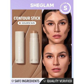 SHEGLAM Bâton De Contour Golden Sun Cream Snatch 'n' Define Stick Longue Durée Hautement Pigmenté Proof Bronzer Sculpting Résistant À La Sueur Léger Lisse Maquillage Naturel De Contour De Visage - 2845470