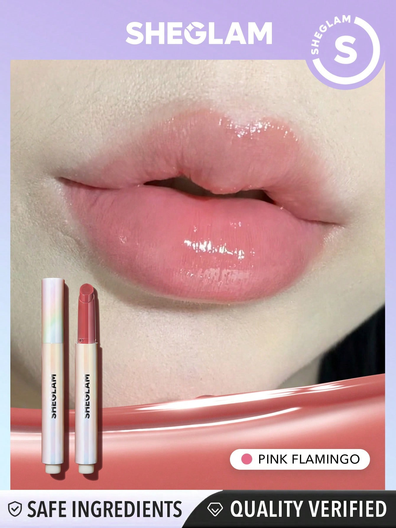 SHEGLAM Pout-Perfect Shine Lip Plumper-Pink Flamingo - 13260940