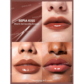 SHEGLAM Pout-Perfect Shine Lip Plumper-Sepia Kiss - 13260939