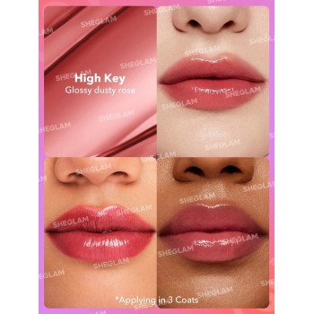 SHEGLAM Mirror Kiss High-Shine Lipstick-High Key - 29925988