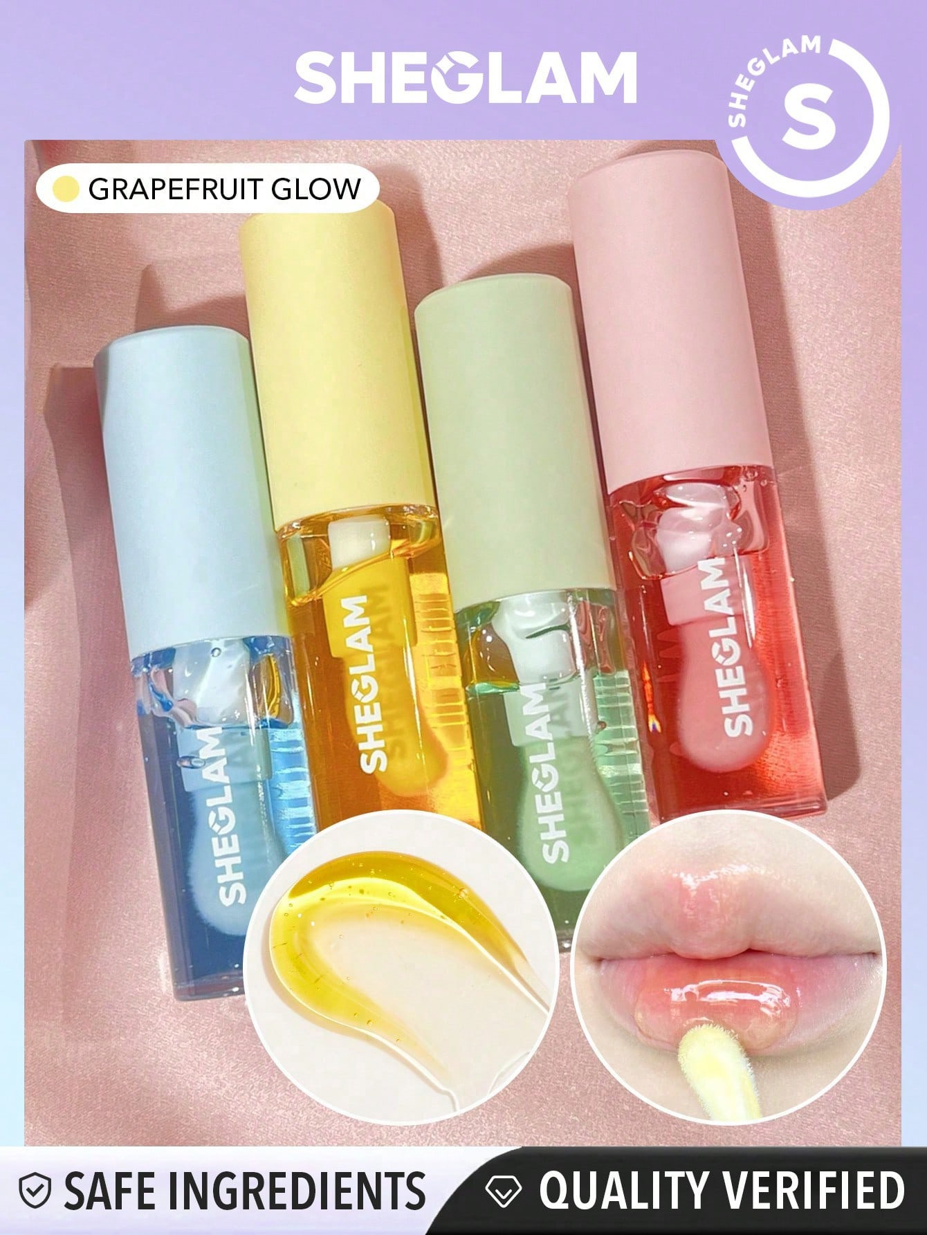 SHEGLAM Huile à lèvres Hydratinge Jelly Wow - Grapefruit Glow - 3219364