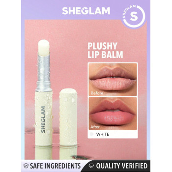 SHEGLAM Baume À Lèvres Moelleux-01 Gloss Naturel Blanc Hydratation Des Lèvres Soins Des Lèvres Maquillage À L'huile D'olive Et Beurre De Karité - 836191