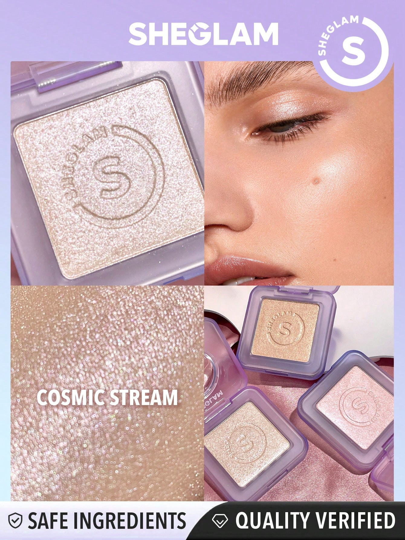 SHEGLAM Highlighter Moonside-Cosmic Stream - 11996253