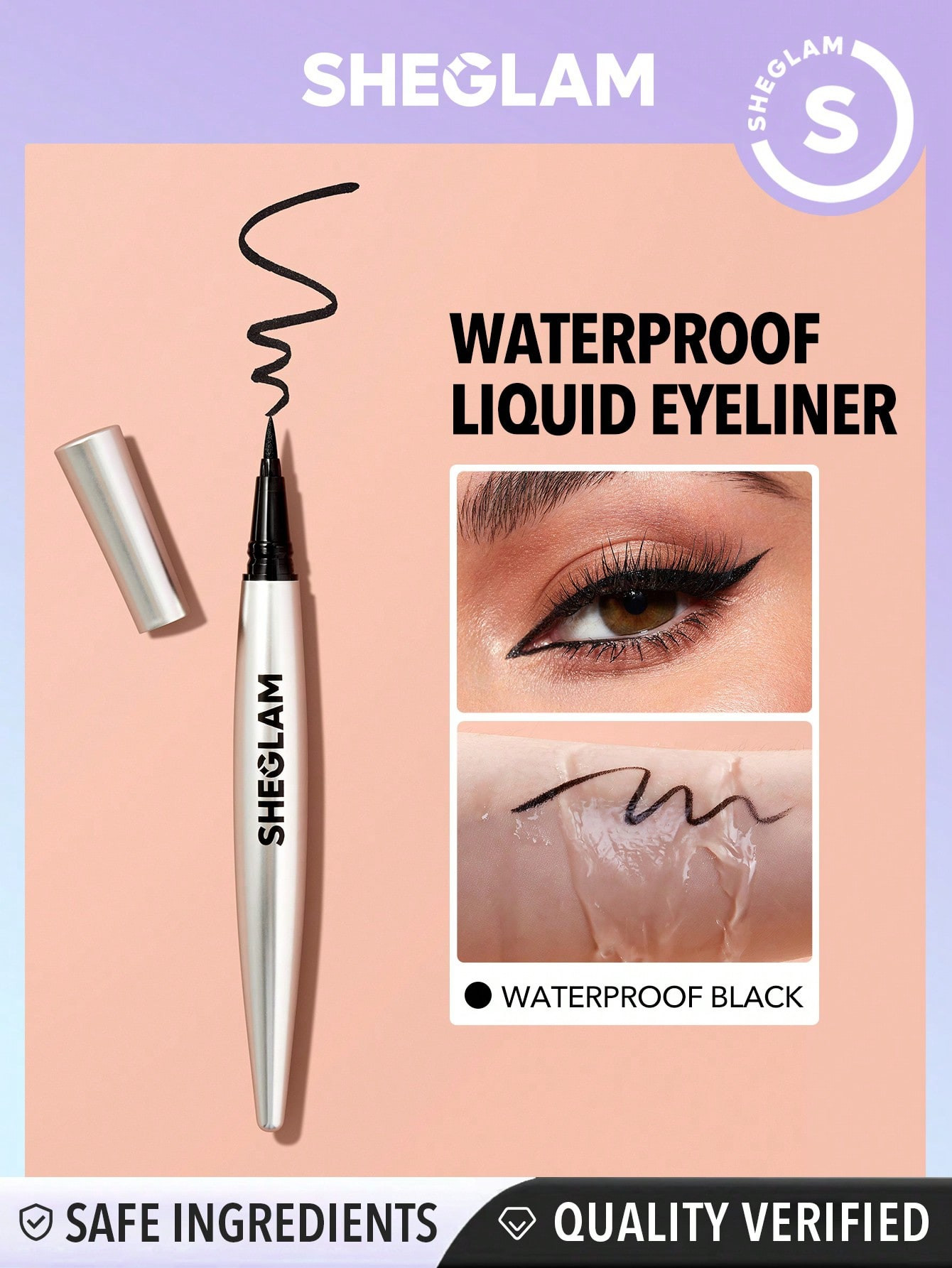 SHEGLAM Eyeliner Liquide Imperméable Qui Dure Toute La Journée - 22233972