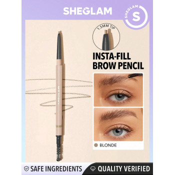 SHEGLAM Crayon À Sourcils - Blonde, Longue Durée, Crayon À Sourcils Automatique Anti-transpiration, Anti-huile, Non-collant, Ultra-mince, Maquillage De Sourcils Vendredi Noir - 1237245