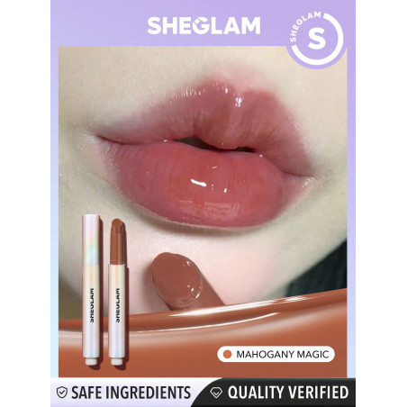 SHEGLAM Pout-Perfect Shine Lip Plumper-Mahogany Magic - 13260941