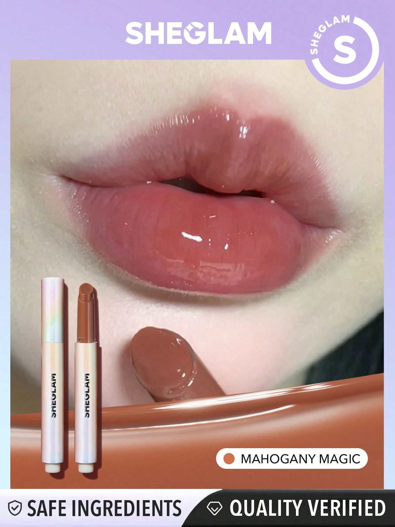 SHEGLAM Pout-Perfect Shine Lip Plumper-Mahogany Magic - 13260941