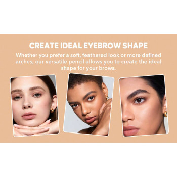 SHEGLAM Crayon À Sourcils 2-en-1 Brows On Demand - Crayon Liquide Imperméable Taupe Anti-transpiration, Anti-huile Naturelle Pour Le Remplissage Des Sourcils Et La Crème Gel De Maquillage Pour Le Contour Des Sourcils - 2395300