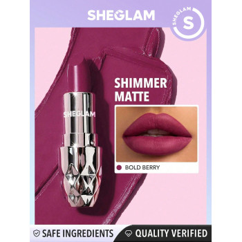 SHEGLAM Starlight Velvet Lipstick-bold Berry 10 Couleurs Brillant Mat Longue Tenue Rouge À Lèvres Nourrissant Soyeux Et Lisse - 1462578