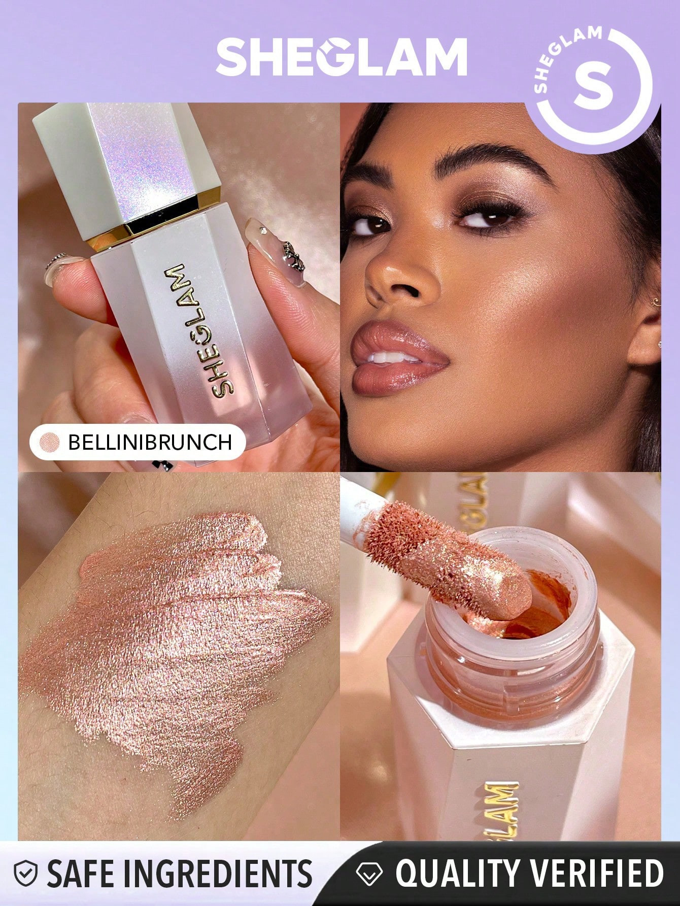 SHEGLAM Color Bloom Surligneur liquide-Bellini Brunch - 11305460