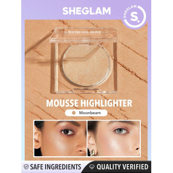 SHEGLAM Surligneur En Mousse Cosmique Crystal - Surligneur En Poudre Moonbeam, Poudre Brillante Longue Tenue Pour Éclaircissement Non-traitant, Surligneur Brillant - 2309759