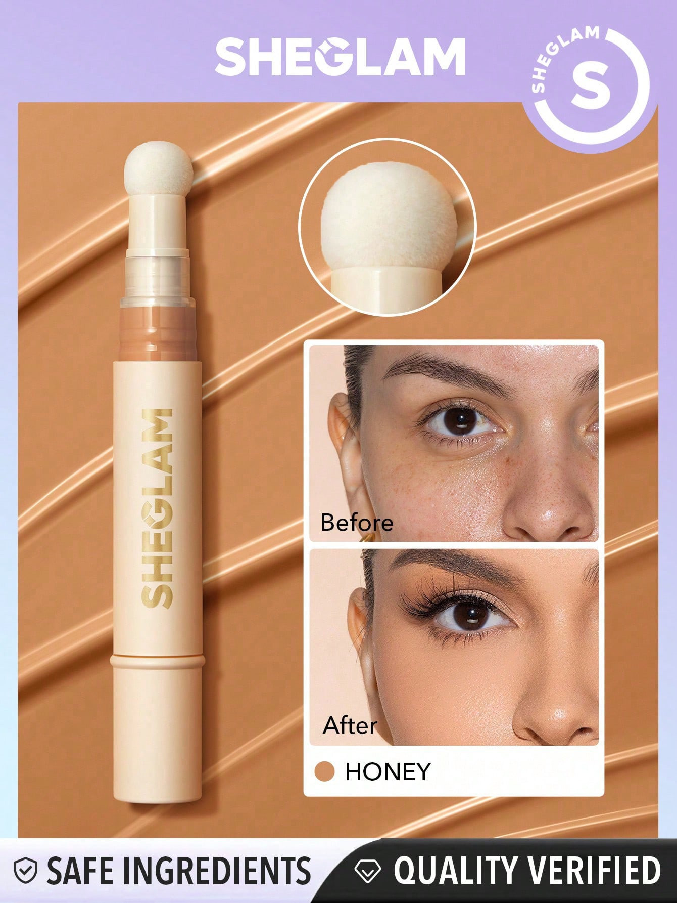 SHEGLAM Anti-cernes Complexion Boost-Honey - 20536564