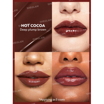 SHEGLAM Stick à lèvres repulpant Pout-Perfect Shine-Hot Cocoa - 21115999