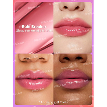 SHEGLAM Mirror Kiss High-Shine Lipstick-Rule Breaker - 29925990