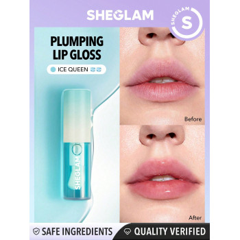 SHEGLAM Glace Reine Rebondi Brillant À Lèvres Instantané Brillant À Lèvres Ultra Brillant Hydratant Repulpeur À Lèvres Brillant Lisse Lèvres fine Formule Lèvres Brillant Huile - 17326453