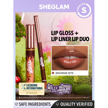 SHEGLAM Cocoa Kiss Duo lèvres - Brownie Bite - 11638347