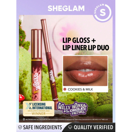 SHEGLAM Cocoa Kiss Duo lèvres - Cookies N' Milk - 11638353