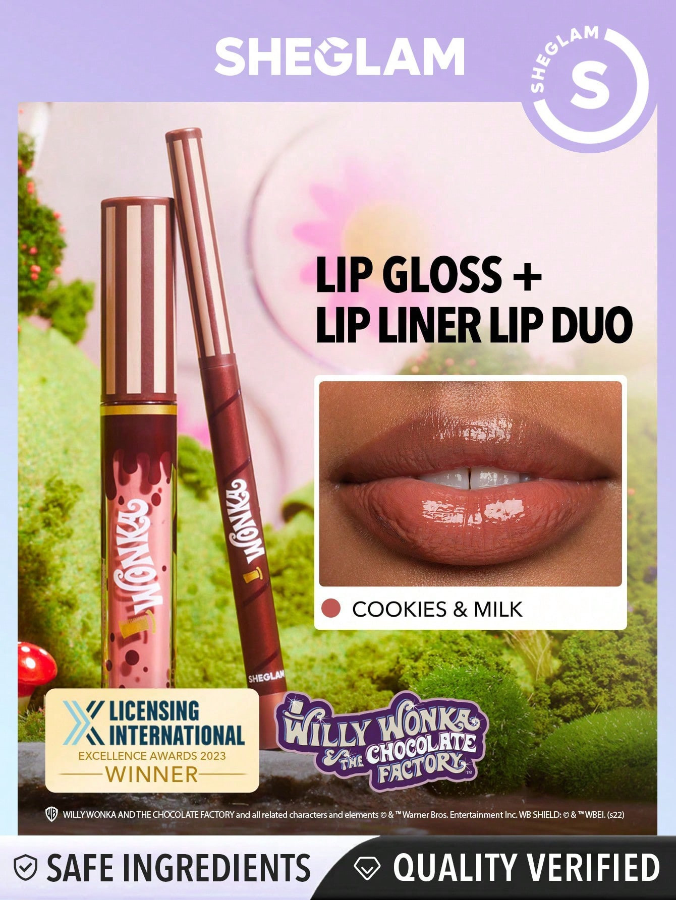 SHEGLAM Cocoa Kiss Duo lèvres - Cookies N' Milk - 11638353