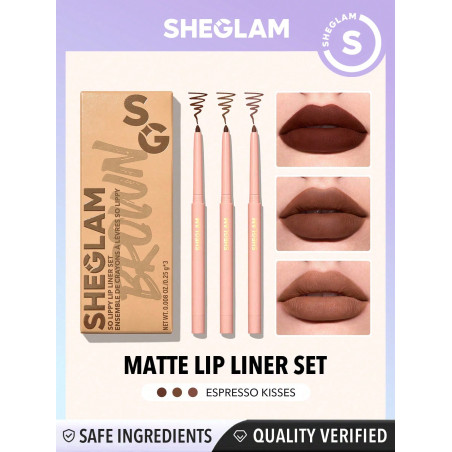 SHEGLAM Set de Liner So Lippy - Expresso Kisses - 13909054